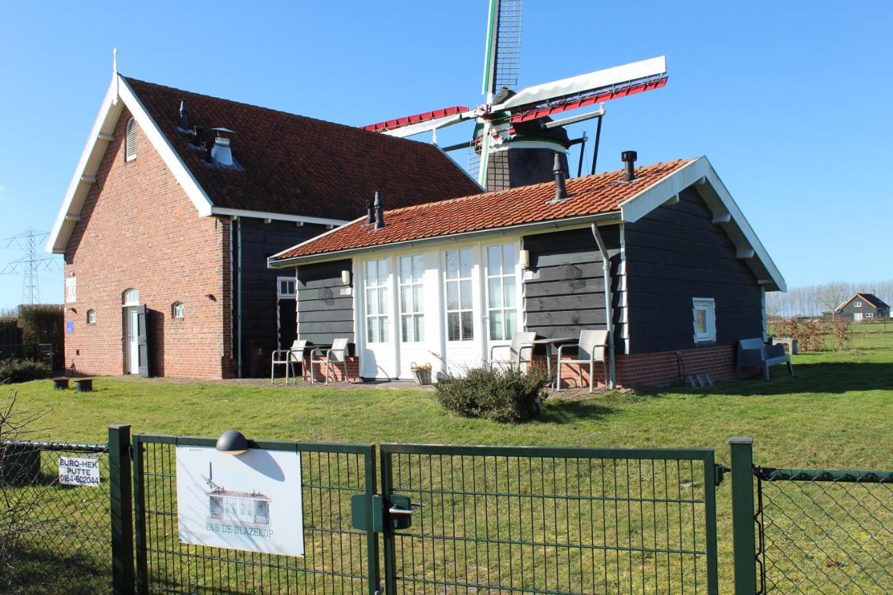 Bij Molen De Blazekop, Rustig En Landelijk Ovezande Eksteriør billede